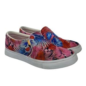 NIKE Court Royale AC Slip-on ‘Laser Fuchsia’ Floral Fashion Sneakers